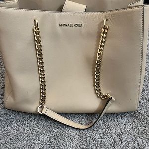 Tan Michael Kors bag